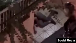 Outrage Over Video Showing Apparent Police Brutality In Iran video grab