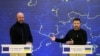 Шарль Мішель (л) та Володимир Зеленський у Києві, 3 лютого 2023 року