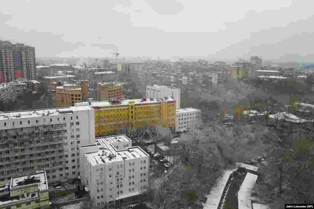 Киев после первого в этом сезоне снегопада, 17 ноября 2022 года &nbsp;