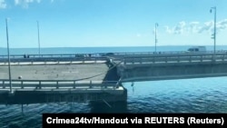 Наслідки удару по Керченському мосту, 17 липня 2023 року