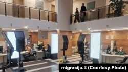 Аддзяленьне Дэпартамэнту міграцыі Літвы ў Коўне. Ілюстрацыйнае фота