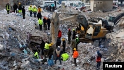 Potraga za preživjelima u turskom gradu Kahramanmarašu, 14. veljače
