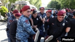 Armenia-Members of ‘Tavush for the Motherland’ leaded by Bagrat Srbazan hold a actions of disobedience in the streets of Yerevan, 27May2024