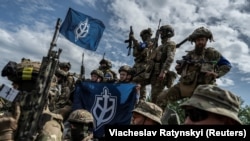 Members of the Russian Volunteer Corps (file photo)