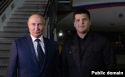Володимир Путин з Адамом Кадировым