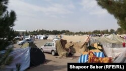 باشنده گان سایر ماناطق هرات نیز تا هنوز هم از بیم زلزله ها در زیر خیمه ها به سر می برند