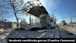 Наслідки обстрілу Херсону російськими військовими, 9 березня 2023 року, ілюстративне фото