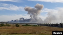 Селище Новофедорівка, де на території аеродрому у серпні минулого року сталися вибухи. Фото ілюстративне 