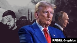 Zelenski, Tramp, Putin