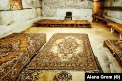 The basement of the Borodyanka psychiatric hospital is where staff and patients took shelter during heavy shelling.
