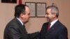 Armenia -- Karabakh parliament speaker Ashot Ghulian (R) meets Joao Soares, president of OSCE Parliamentary Assembly, in Yerevan, 12Mar2010