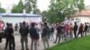 Protest ispred KBC "Dragiša Mišović"