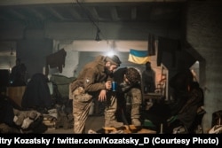 Українські воїни у бункерах «Азовсталі». Фото Дмитра Козацького