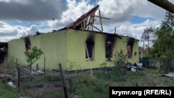 Зруйнований будинок у селі Князівка Херсонської області