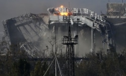 Новий термінал Донецького аеропорту, 8 жовтня 2014 року