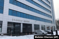 A business center in St. Petersburg that is believed to house workers from the Internet Research Agency, which is known as a pro-Putin trolling center. (file photo)