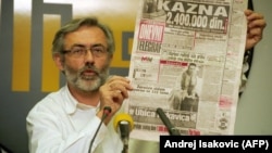 Journalist Slavko Curuvija in 1998.