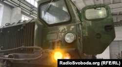Одна з версій шасі на базі вантажного автомобіля для пускової установки «Вільхи» – МАЗ-543