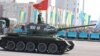 Военный парад в Астане, посвященный 70-летию Победы во Второй мировой войне и Дню защитника Отечества. Астана, 7 мая 2015 года.