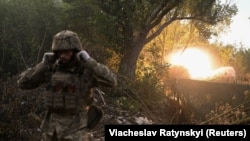 Работа артиллеристов 93-й ОМБр Холодный Яр на Покровско-Часовоярском фронте летом 2025 года