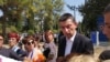 На презентации кандидата премьер-министр Георгий Гахария напомнил о вкладе правящей партии в развитие региона