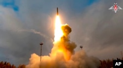 Випробувальний запуск російської міжконтинентальної балістичної ракети «Ярс». 29 жовтня 2024
