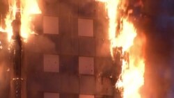 Пожежа охопила 27-поверховий будинок у Лондоні (відео)