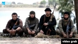 The interior minister also said Tajik Colonel Gulmurod Halimov (2nd right), who had joined the IS extremist group last year, has since been seriously injured twice.
