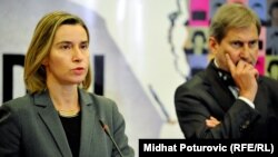 ԵՄ բարձր ներկայացուցիչ Ֆեդերիկա Մոգերինի և հանձնակատար Յոհաննես Հաան, արխիվ