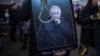 Акція проти повномасштабного вторгнення Росії в Україну. ВІльнюс, Литва. 1 березня 2022 року