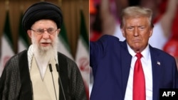ټرمپ او خامنه ايي - انځور له ارشيفه 