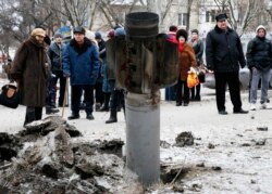 Краматорськ, 10 лютого 2015 року. Внаслідок ракетного обстрілу міста з боку російських гібридних сил тоді загинули 15 людей і 15 були поранені