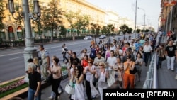 Акцыя маўклівага пратэсту ў Менску