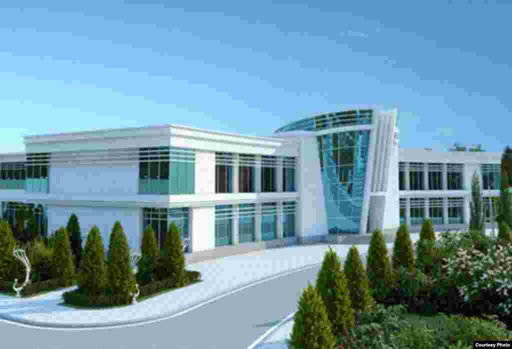 An official image of a children's health-care facility in Dashoguz Province