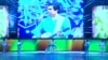 Түркмөнстандын мурдагы президенти Гурбангулы Бердымухамедов туулган күнүндө ырдап жатат. Ашхабад. 29-июнь, 2011-жыл.