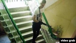Владислав Росляков під час нападу у керчинськй школі. 17 жовтня 2018 року