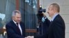 AZERBAIJAN -- Azerbaijani President Ilham Aliyev meets with Russian Defense Minister Sergei Shoigu in Baku, August 25, 2020