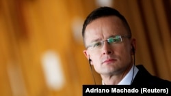 Hungarian Foreign Minister Peter Szijjarto (file photo)