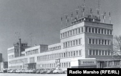 Стара будівля аеропорту, в якому спершу в Мюнхені, у 1953–1966 роках, був розташований офіс Радіо Свобода