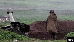 Северный участок линии соприкосновения ВС Нагорного Карабаха и Азербайджана 