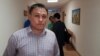 Гражданский активист Айдын Егеубаев в день суда против него. Астана, 27 сентября 2016 года. 
