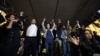 Главы МИД трех стран на митинге в Тбилиси