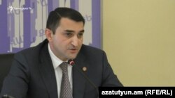 Armenia -- Vahe Nikoyan, a deputy mayor of Yerevan, Nvember 16, 2016.