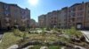 Armenia - Newly constructed apartment blocks in Gyumri, 15Oct2012.