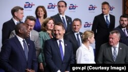 Часть участников варшавского министериала