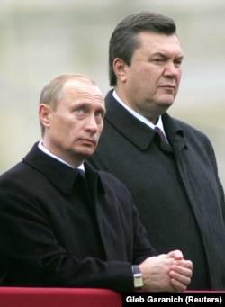 Путін та Янукович у Києві 28 жовтня 2004 року