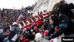 A mob incited by U.S. President Donald Trump stormed the U.S. Capitol building on January 6 as lawmakers attempted to certify the results of the 2020 U.S. presidential election, which Trump lost.