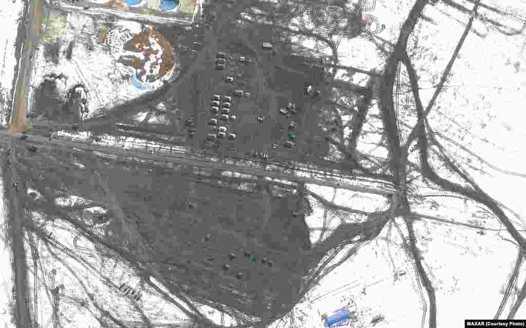 Солоті, Росія. Тут розміщувалась бойова група.&nbsp;Satellite image &copy;2022&nbsp;Maxar Technologies