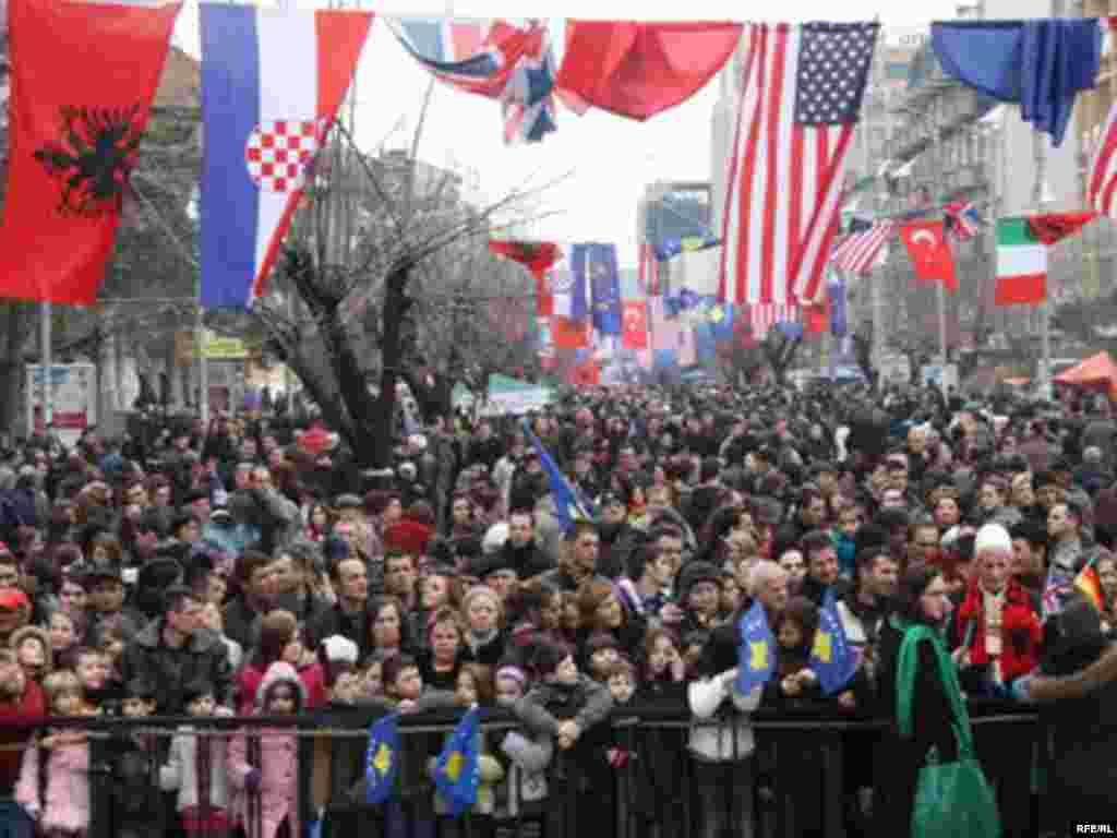 Priština, 17.02.2009. Foto: RSE