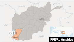 موقعیت ولایت نیمروز در نقشه عمومی افغانستان